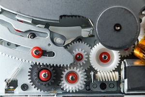 Mechanical Gear System Inside Device
