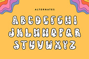 Smooth Cheese - Groovy Retro Font, a Font by Arendxstudio (Thumbnail 8 of 9)