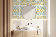 Sunlit Sage Mosaic Seamless Pattern, a Pattern Graphic by OwlAndFern (Thumbnail 15 of 15)