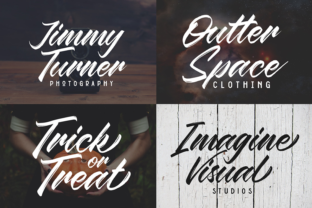 Wildlast Handbrush Typeface preview 3