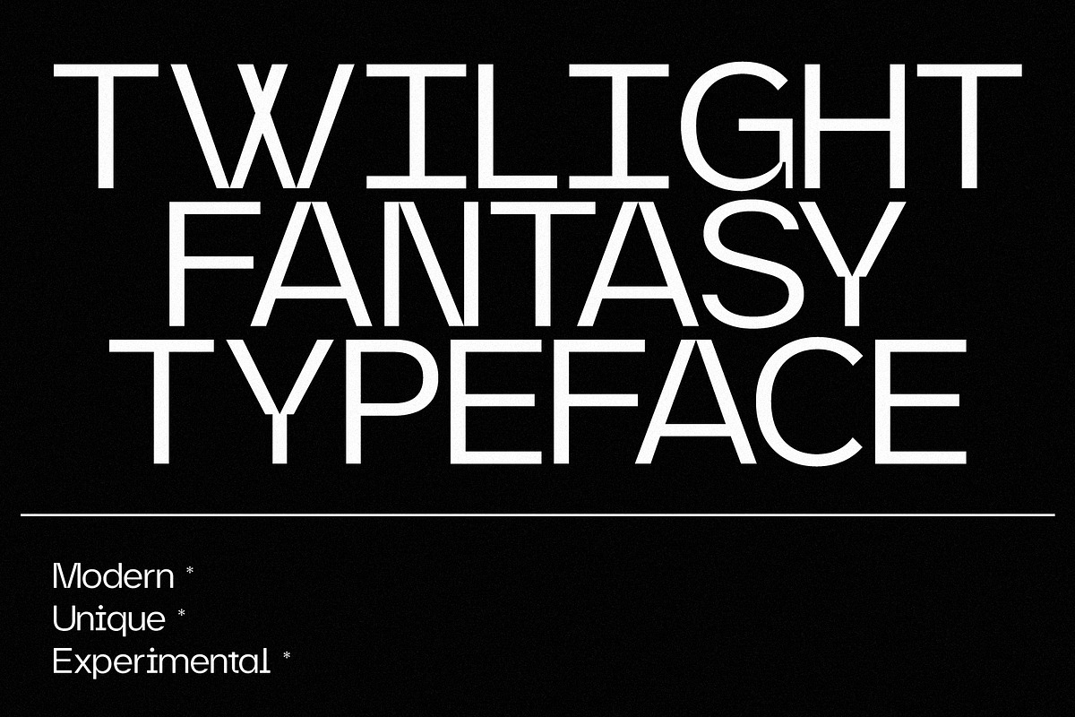 Twilight Fantasy - Unique Sans Serif, a Sans Serif Font by spectertype (Photo 11 of 11)
