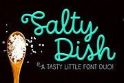 Salty Dish font duo, a Sans Serif Font by Missy Meyer (Thumbnail 1 of 8)