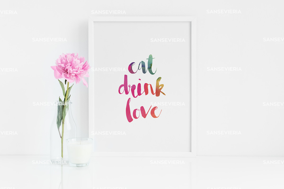 Print mockup 12x16 30x40 3:4 peony, a Print Template by Grace White (Photo 4 of 4)
