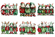 Holiday bunnies – Christmas rabbit, an Illustration by Daily.Designs (Thumbnail 3 of 5)