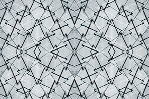 Metallic Polygons Pattern