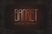 Banret. Font Family, a Sans Serif Font by Olga Ryzychenko (Thumbnail 1 of 11)