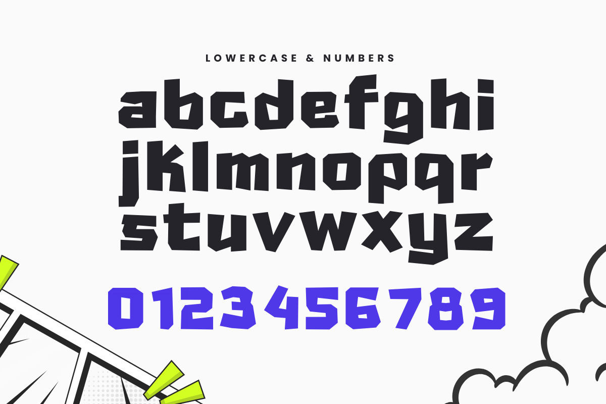 Fishel - Modern Comic Display Font, a Sans Serif Font by Afkari Studio (Photo 7 of 14)