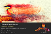 Sand Rising Photoshop Mock-ups, an Action Add-On by SlideSalad (Thumbnail 12 of 21)