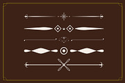 Abstract Decorative Lines Dividers, a Stationery Template by Photoshop Action (Thumbnail 3 of 6)