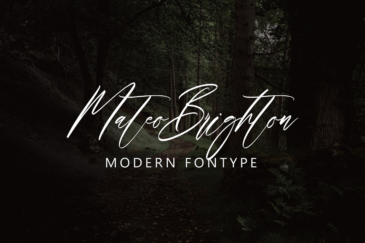 Mateo Brighton, a Handwritten Font by HaKi Studio (Photo 1 of 5)