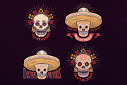 Day of the Dead Sugar Skull, a Branding & Logo Template by Agor2012 shop (Thumbnail 4 of 4)