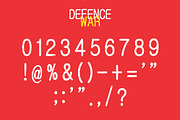 Defence War, a Font by Limited.studio (Thumbnail 5 of 6)