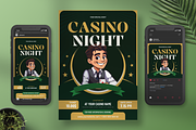 Casino Night Flyer, a Flyer Template by Annora Studio (Thumbnail 3 of 4)