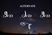 Night | Script Font, a Handwritten Font by Scratchones (Thumbnail 8 of 9)