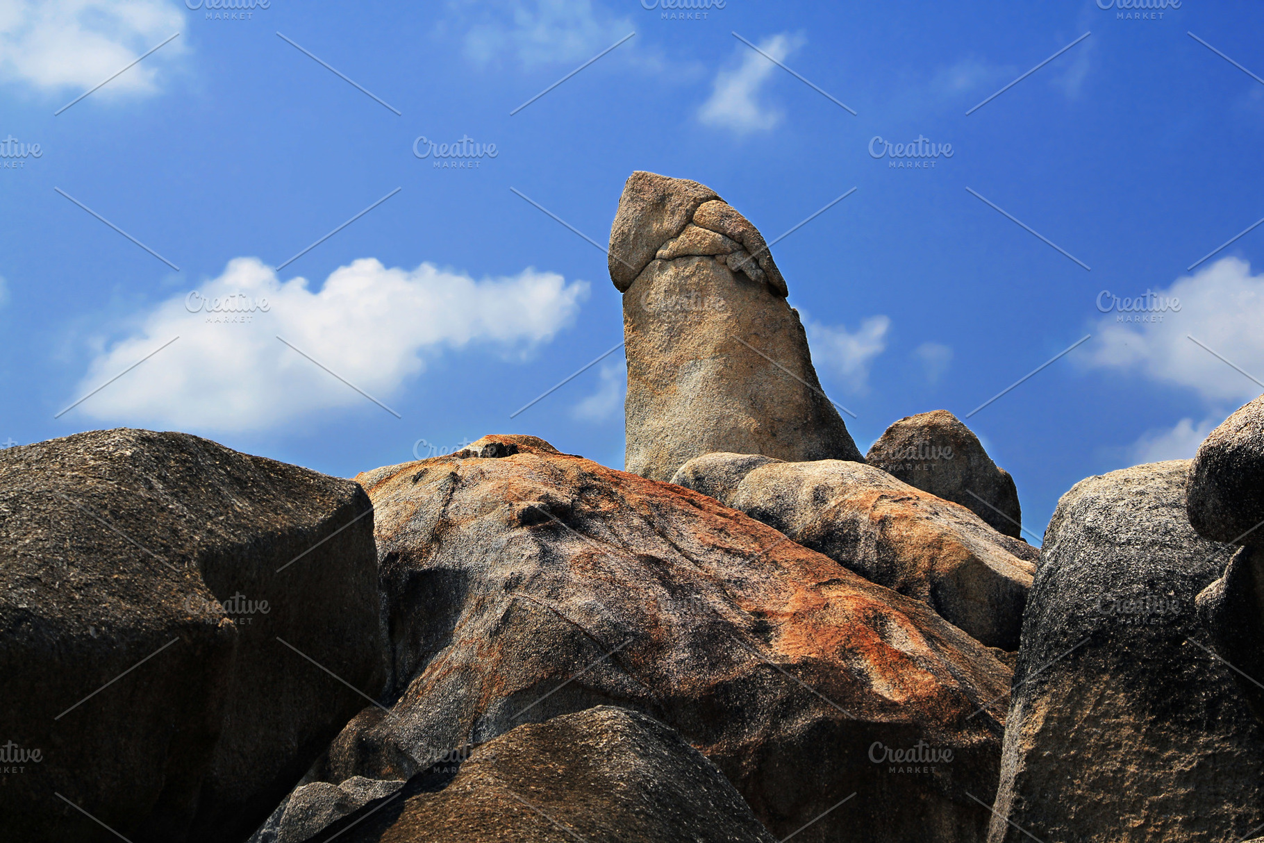 Bizarre rock Grandfather and Grandmother, a Photo by saiko3p