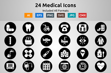 Line Circle Inverted Medical Icon