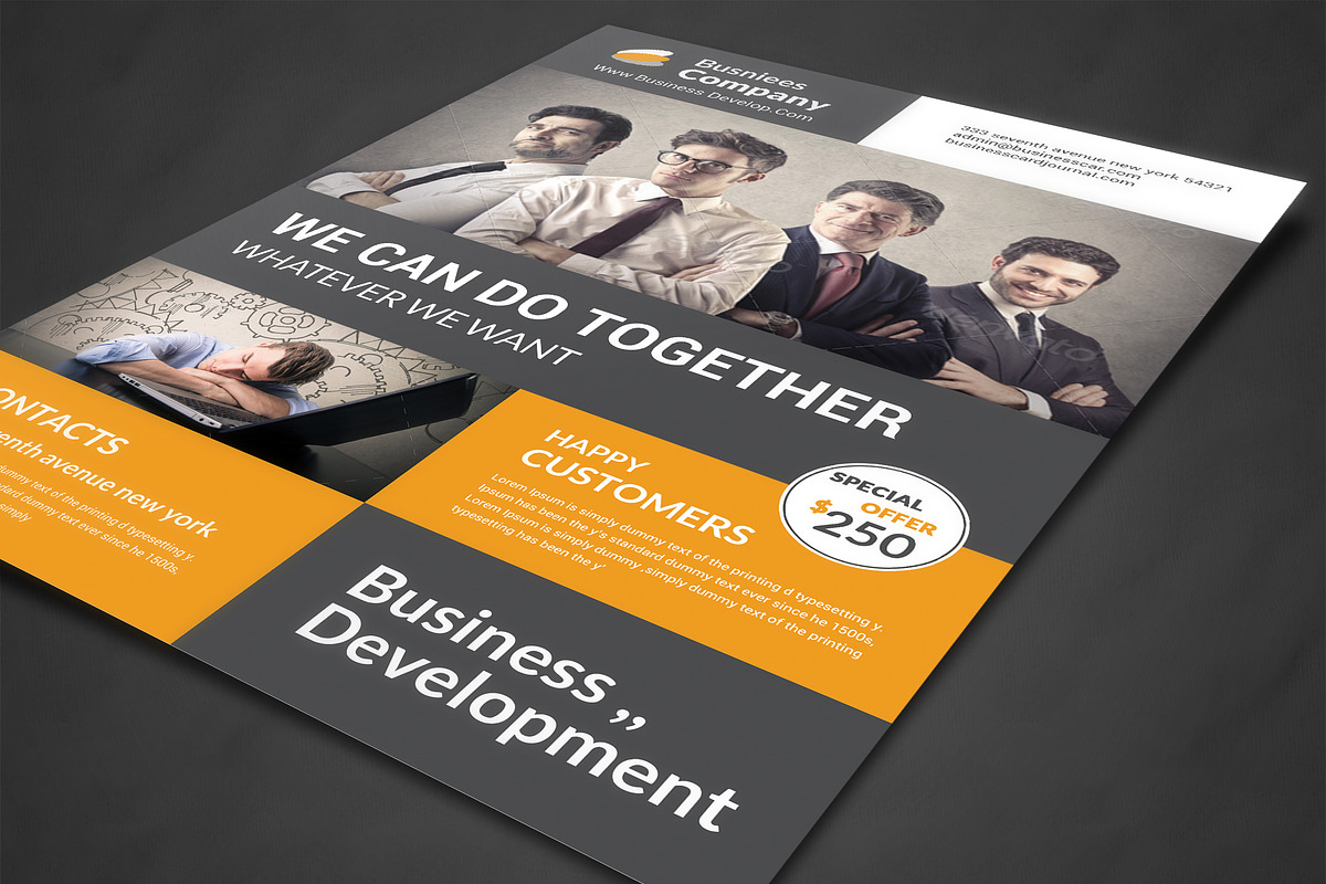 Corporate Business Flyer, a Flyer Template by AfzaalGraphics (Photo 2 of 4)