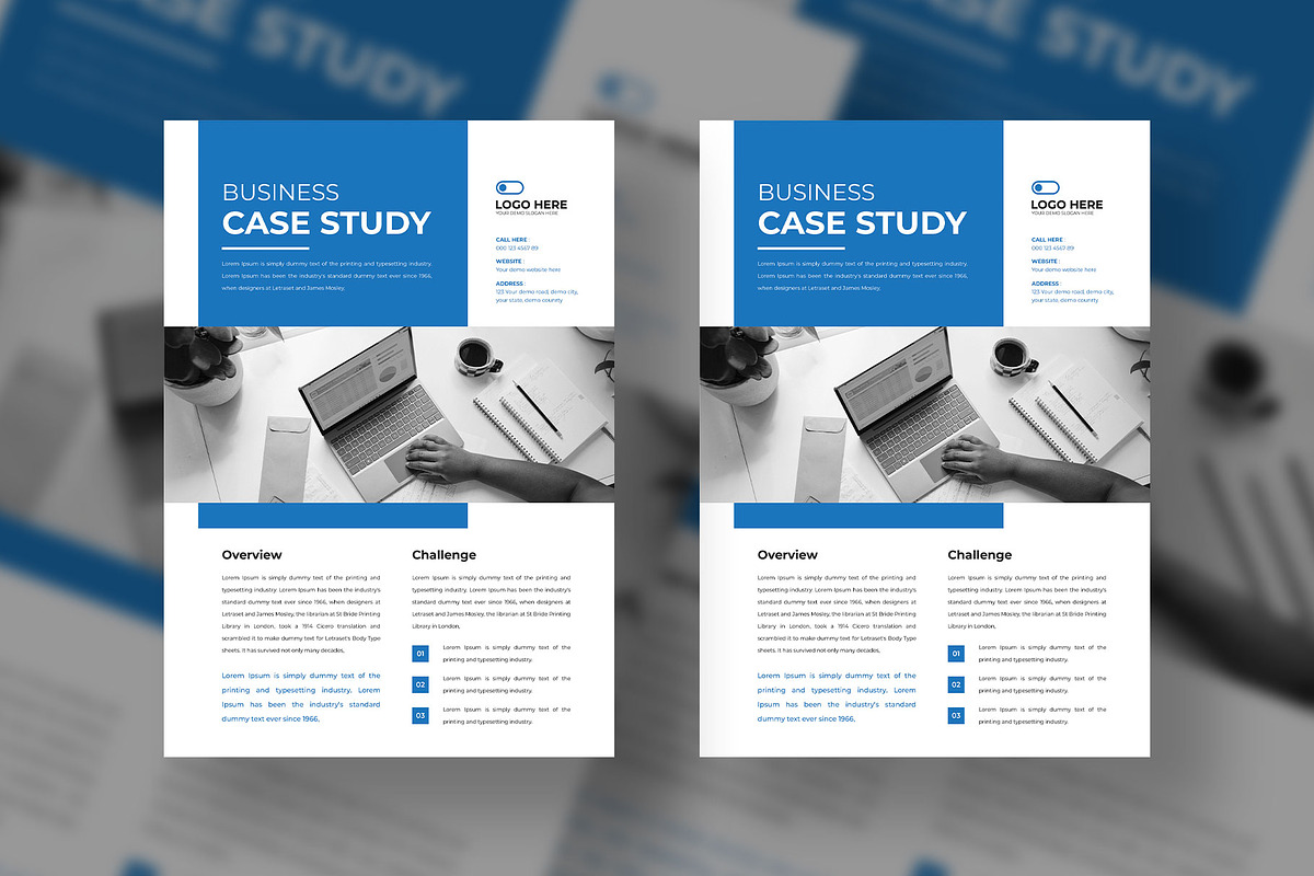 Case Study Flyer Template, a Flyer Template by Tanmoy Topu (Photo 2 of 3)