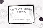 Stamp brushes bundle for Procreate, a Brush Add-On by Let's Art (Thumbnail 11 of 19)