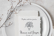 Amore Mio Whimsical Wedding Script, a Handwritten Font by Amalia Calligraphy (Thumbnail 5 of 7)