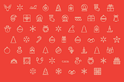 Sale: Christmas Line Icons + Bonus!, an Outline Icon by brandcut (Thumbnail 3 of 5)
