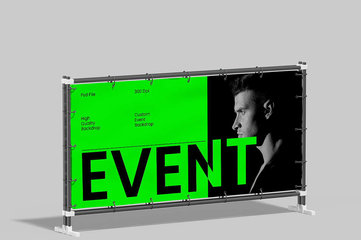 Backdrop Mockup, an Advertising Mockup by Bartama Graphic (Photo 2 of 4)