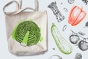 Hand drawn vegetables and fruit, a Decorative Illustration by Ulafant (Thumbnail 16 of 25)