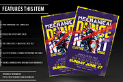 Electro Music Dance Night Template, a Flyer Template by designblends@gmail.com (Thumbnail 2 of 3)