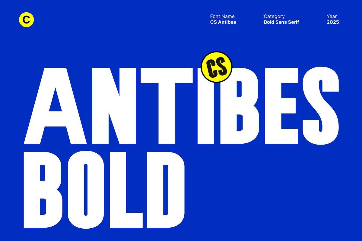 CS Antibes – Bold Sans Serif, a Sans Serif Font by Craft Supply Co. (Photo 1 of 8)