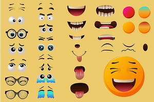 Emoji Creation Kit, an Object Illustration by alexdndz