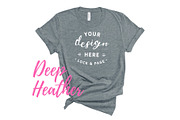 Bella Canvas TShirt Mockups On White, a Shirt Mockup by lock and page (Thumbnail 45 of 92)
