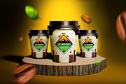 Coffee Cup Mockup, a Cups & Container Mockup by Artlogs x Modaldesain (Thumbnail 1 of 3)