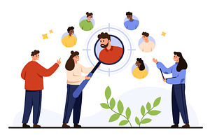 Customer Centric Marketing Strategy, a Finance Illustration by Flashvector