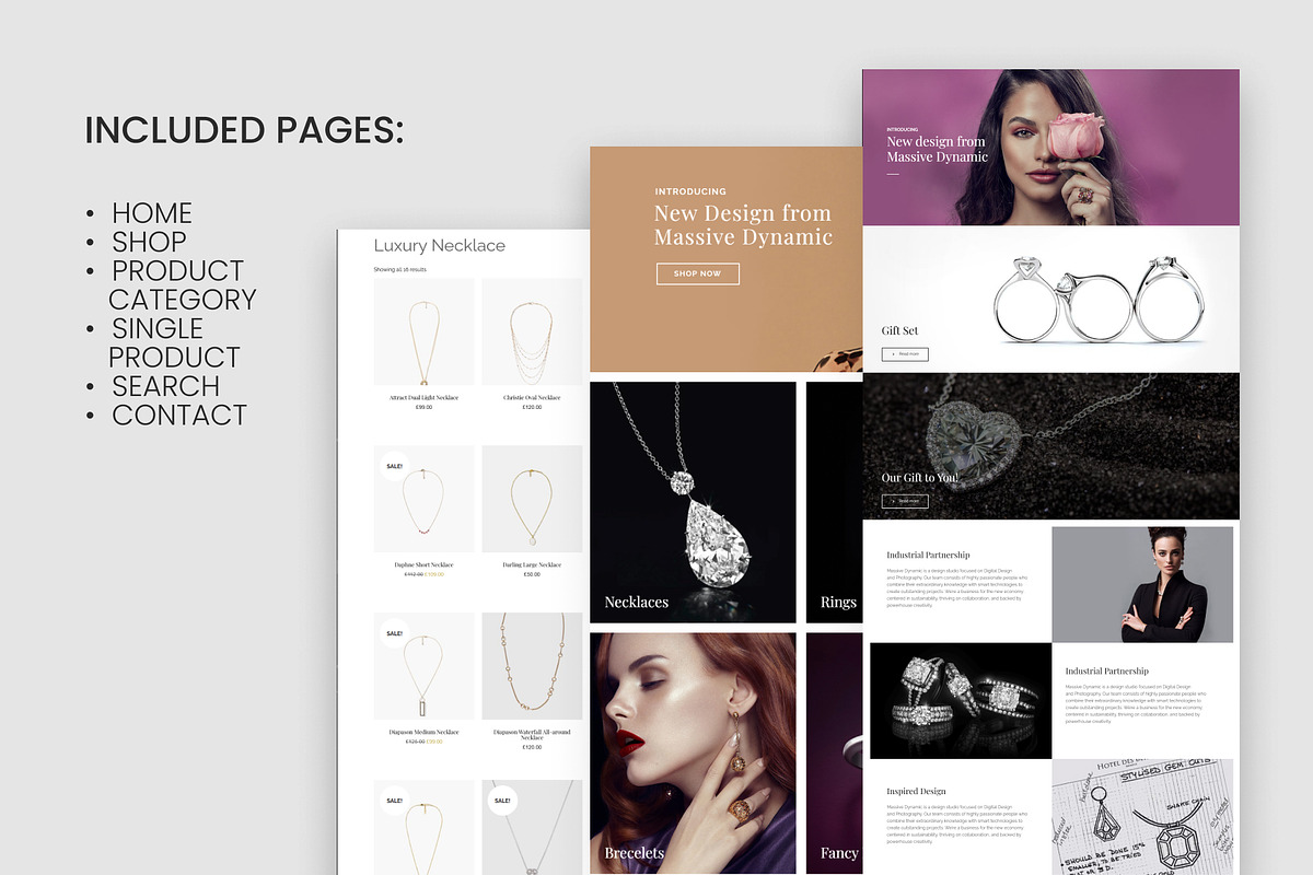 Luxe Jewelry Shop - WordPress Theme, a WordPress Template by Pixflow (Photo 3 of 11)