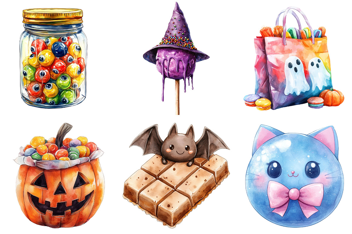 Halloween Candy Shop Clipart, an Illustration by Daily.Designs (Photo 4 of 5)