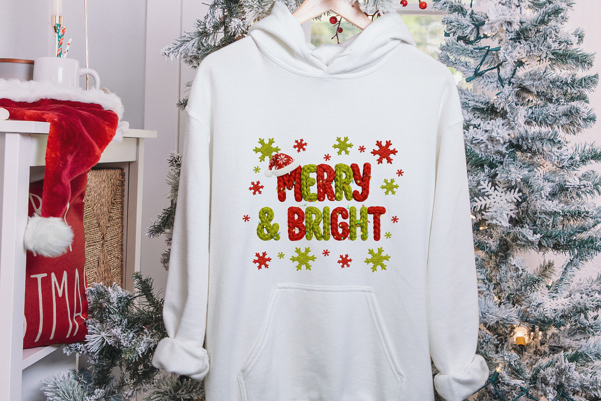 Merry and Bright Png Yarn Christmas, an Illustration by designcity5 (Photo 8 of 8)