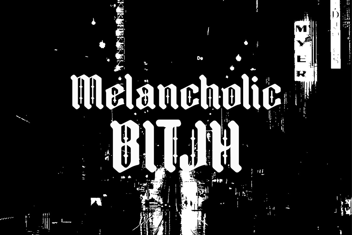 Kharmond Blackletter Font, a Blackletter Font by Maulana Creative (Photo 3 of 8)