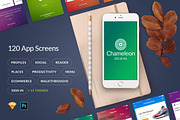 Chameleon UI Kit, an UI Kit Template by UI Chest (Thumbnail 1 of 10)