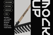 Iron Rake Mockup, a Household Mockup by hiddemaru (Thumbnail 4 of 4)