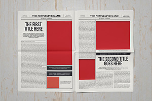 Classic A3 Newspaper Template