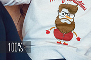 Christmas Sweatshirt Mock-Up, a Hoody Mockup by Freeman Studio (Thumbnail 3 of 12)