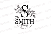 Family Monogram SVG Bundle, a Background Graphic by Design Station (Thumbnail 3 of 3)