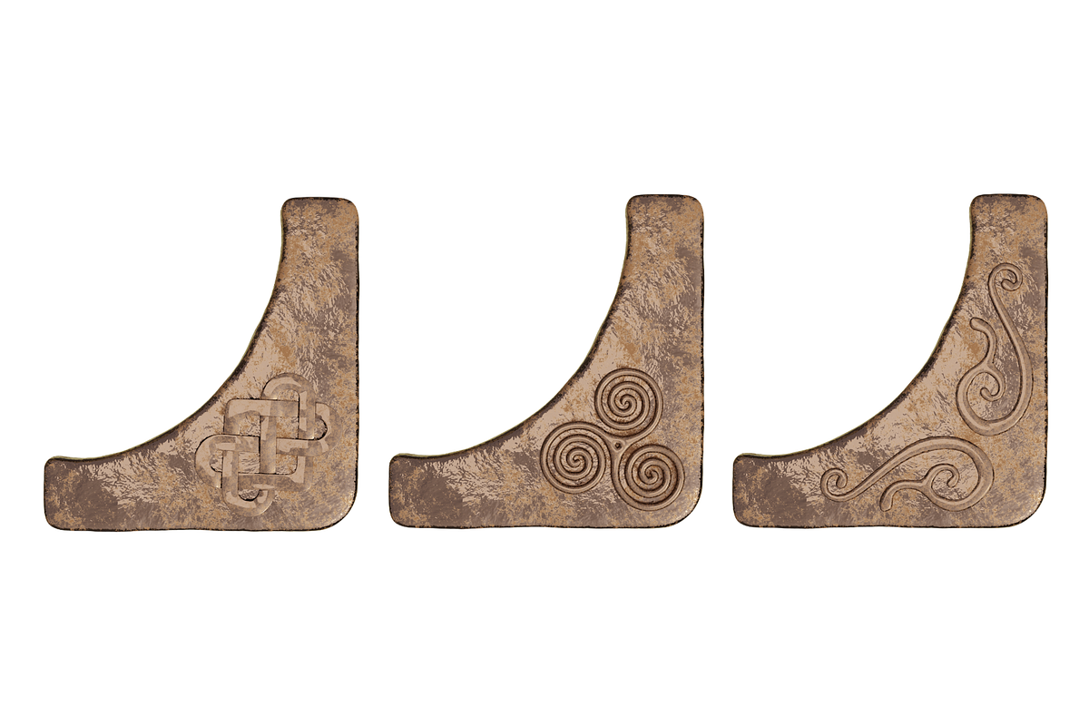 Gold Celtic Photo Album Corners, an Object Graphic by 3PointsCreative (Photo 5 of 6)