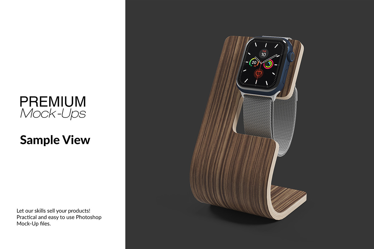 Smart Watch 7 Mockups, a Wearable Device Mockup by mock-ups (Photo 9 of 12)