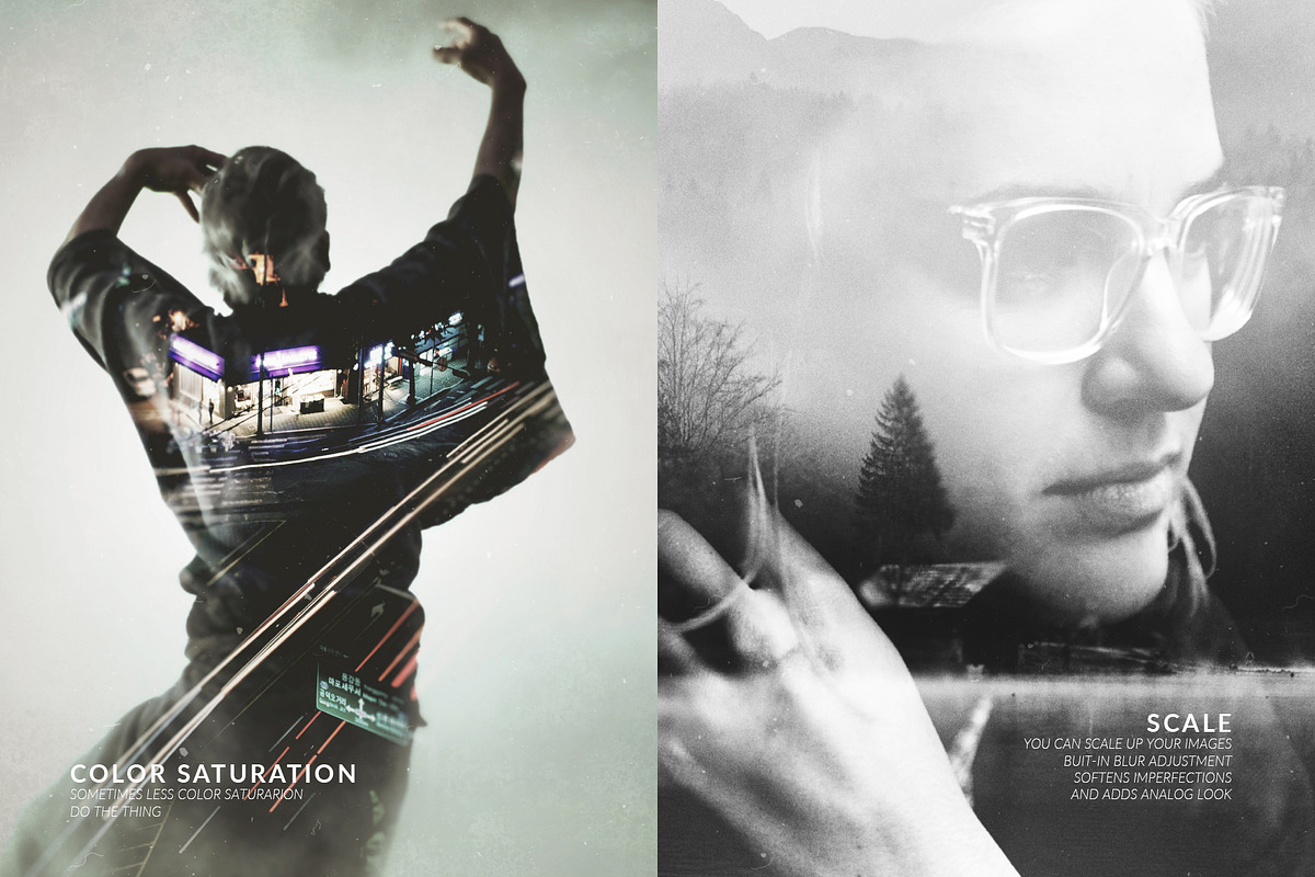 Analog Double Exposure Action, an Action Add-On by Mint Actions (Photo 9 of 11)