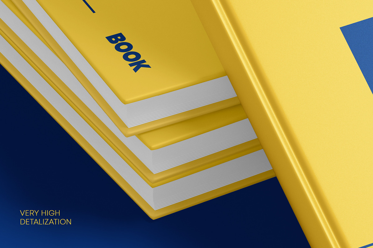 8 Book Cover Mockup Set, a Print Template by Graphic Bird (Photo 10 of 11)