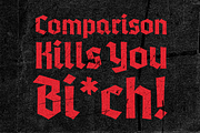 Glofters Blackletter Display Font, a Blackletter Font by Martype Co (Thumbnail 4 of 11)