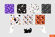 Happy Halloween. Clipart, patterns, a Seasonal Illustration by Helen Sko (Thumbnail 7 of 8)