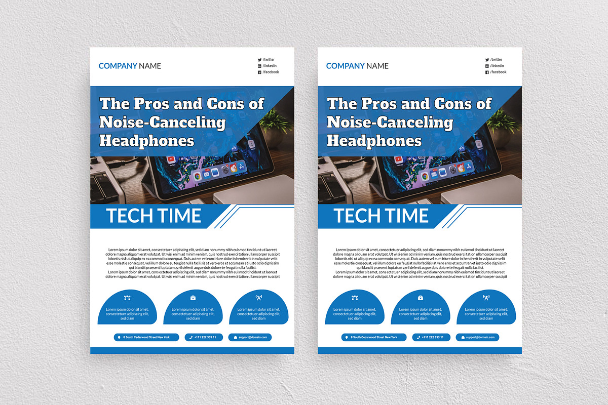 Tech Time - Technology Flyer, a Flyer Template by PenciGraphics (Photo 1 of 2)