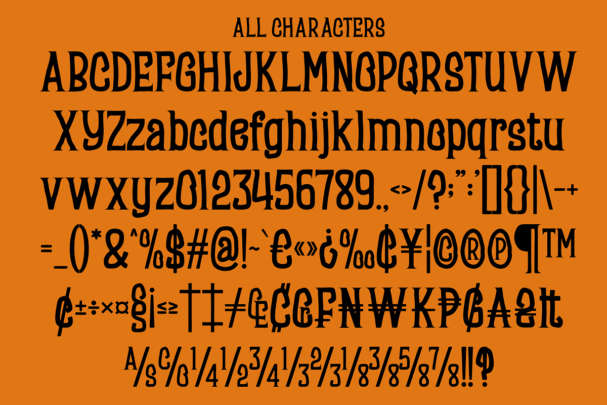 Crypetic - Scary Display Font, a Serif Font by MaikoHatta (Photo 3 of 7)